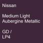 Preview: Nissan, Medium Light Aubergine Metallic, GD / LP4.